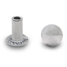 9763 BARREL NUT UNSLOTTED 8-32 X 1/2" STEEL/CHROME 9763 BARREL NUT UNSLOTTED 8-32 X 1/2" STEEL/CHROME