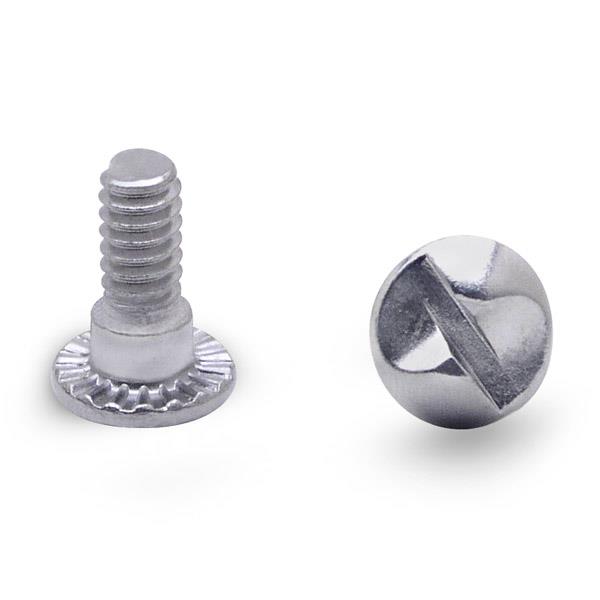 9773 SHOULDER SCREW ONE WAY 10-24 X 1/2" STEEL/CHROME