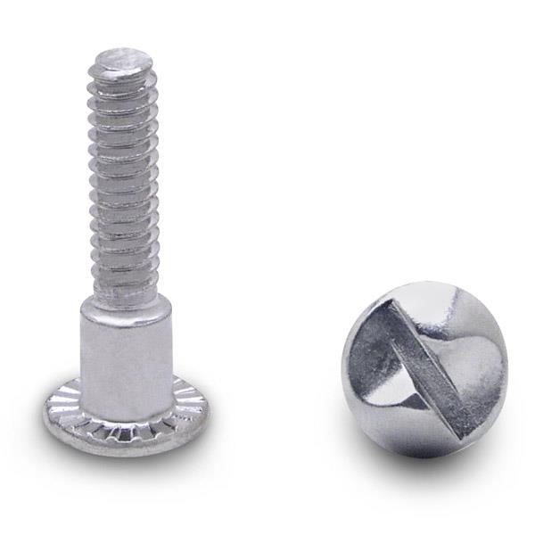 9783 SHOULDER SCREW ONE WAY 10-24 X 3/4" STEEL/CHROME