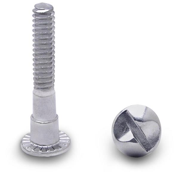 990009803 100 PACK (9803) SHOULDER SCREW ONE WAY 10-24 X 1-1/16" STEEL/CHROME