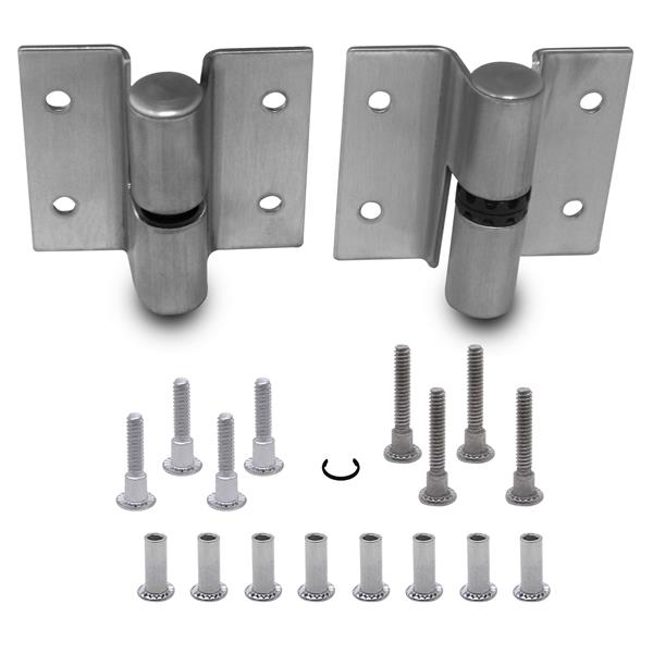 7043 HINGE-SURFACE MOUNTED (LH-IN/RH-OUT).090" S/S