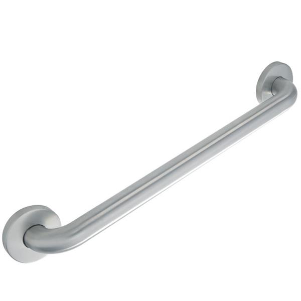 250349 24" STRAIGHT GRAB BAR 1-1/4" SATIN S/S STUD WALL MT