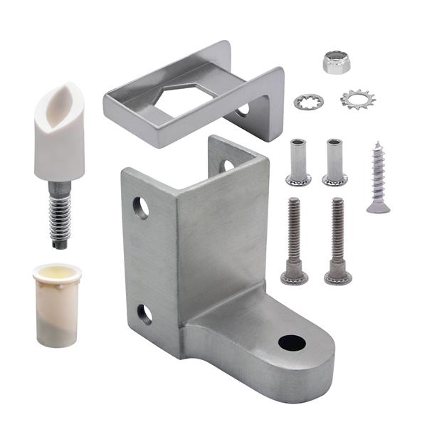 663033 REPLACEMENT PACK 1" DOOR 1-1/4" POST BOTTOM HINGE SS-6LP