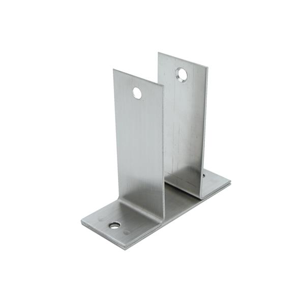 1249 WALL BRACKET 3/4" TWO EAR X-HIGH - STAMPED S/S