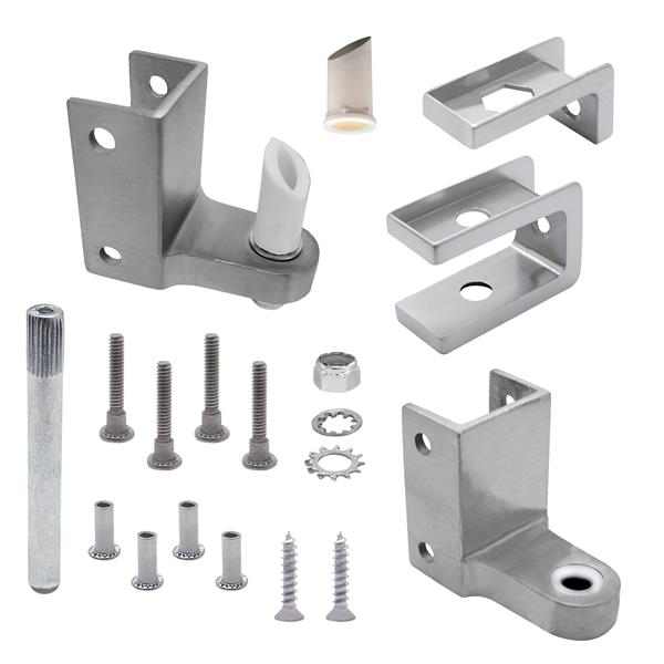 663123 REPLACEMENT PACK HINGE KIT 7/8" 6LP STAINLESS