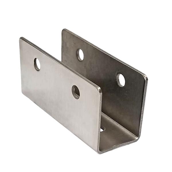 112339 U-BRACKET 3/4" X 3" LONG - STAMPED S/S