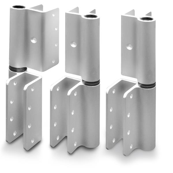 119548 HINGE-ALUM-WRAP-(RH-IN/LH-OUT) 1" - 1" (3) CA