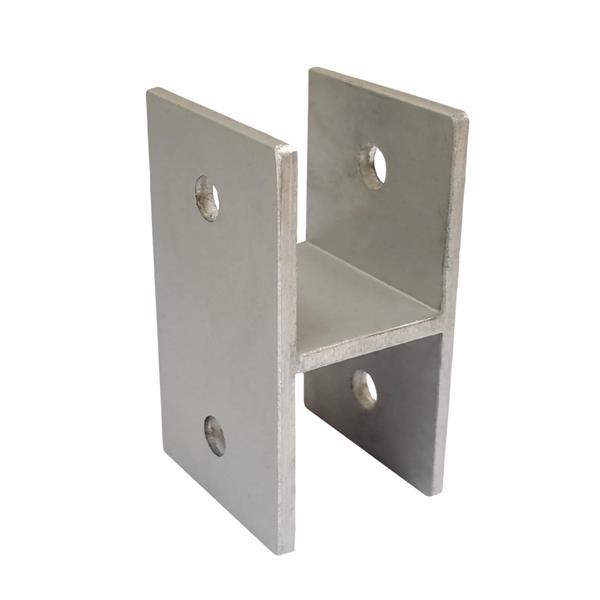 1724 WALL BRACKET H TYPE 1" ALUMINUM