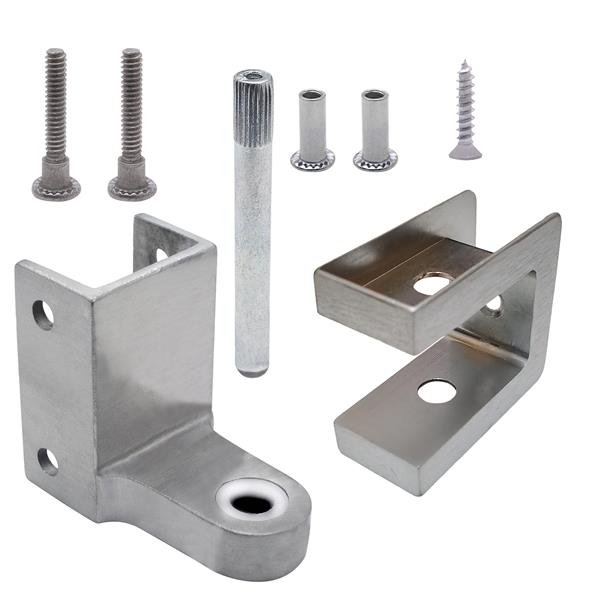 663363 REPLACEMENT HINGE PACK TOP 1" DOOR 1-1/4" POST- CR 6LP SS