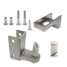 663353 REPLACEMENT HINGE PACK BOTTOM 1" DOOR 1-1/4" POST- CR 6LP SS 663353 REPLACEMENT HINGE PACK BOTTOM 1" DOOR 1-1/4" POST- CR 6LP SS