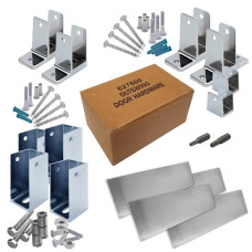 6202100 HARDWARE KIT-CORNER STALL-OUT- 1-1/4" POST- 7/8" DOOR 6LP