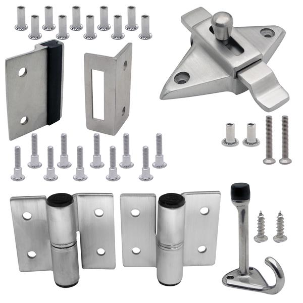 612143 DOOR HARDWARE (LH-IN) 7/8" DOOR & POST (7103) 6LP SS