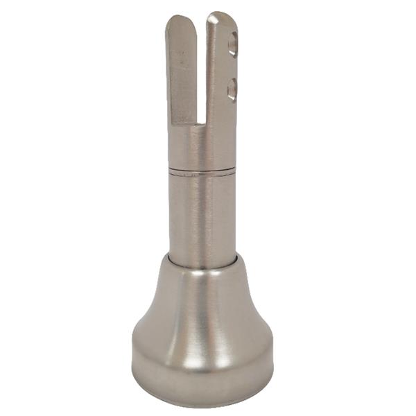 131563 EURO STYLE PILASTER SUPPORT BRACKET 1/2" (3-3/4"- 4-1/2") STAINLESS