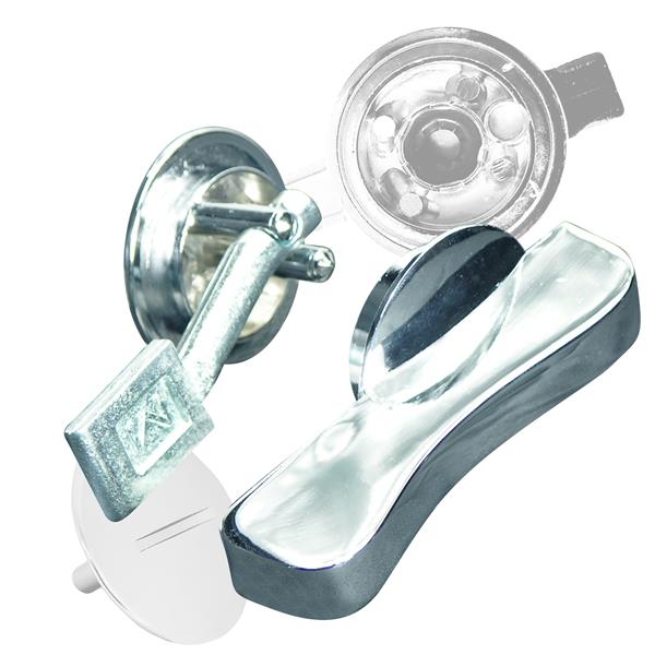 8090 LATCH-CONCEALED-FLAT BAR - ADA - MET