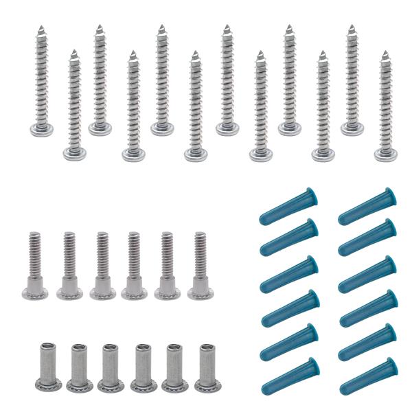 611239 SCREW PACK - 1" CONTINUOUS WALL BRACKET- 71" 6LP STAINLESS