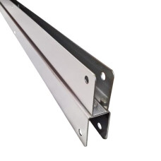 132569 H-BRACKET (1/2" TO 3/4") X 57" STAMPED S/S 132569 H-BRACKET (1/2" TO 3/4") X 57" STAMPED S/S