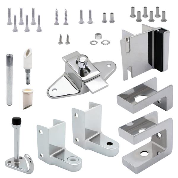 77490 DOOR HARDWARE MET-13025 P-LAM INSWING 1" SET