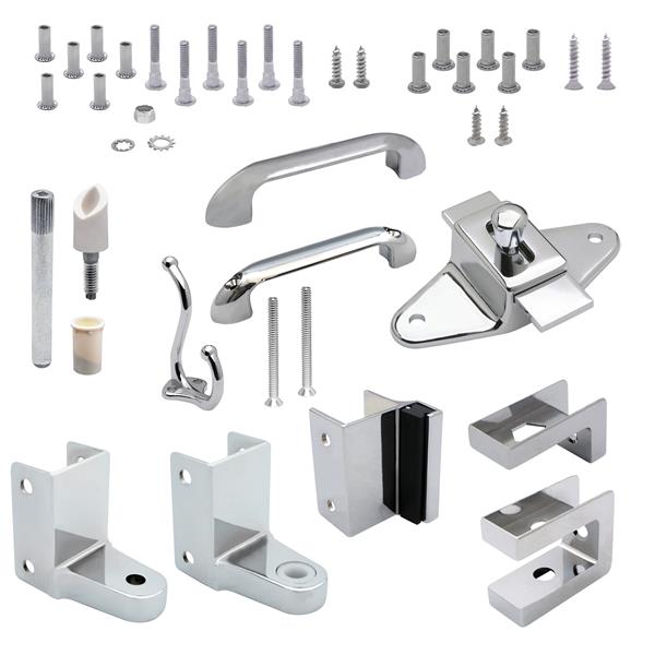 124290 DOOR HARDWARE MET-13026 REV-1 P-LAM OUTWING 1" SET