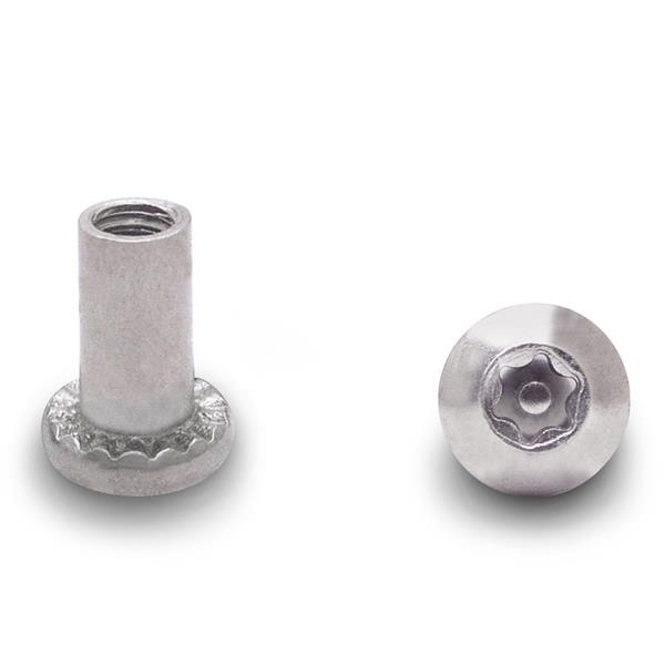 88209 BARREL NUT 6-LOBE 10-24 X 1/2" STAINLESS