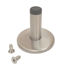 141809 DOOR STOP - STAINLESS - EURO STYLE 141809 DOOR STOP - STAINLESS - EURO STYLE
