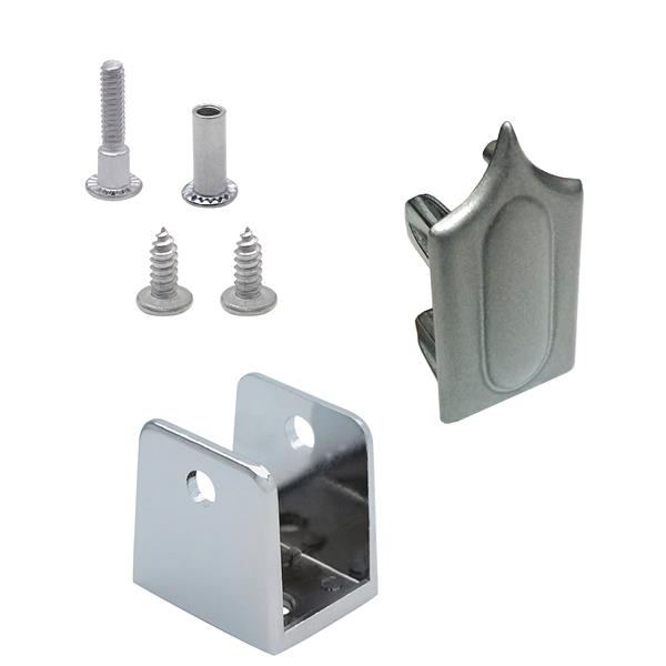 15800 HEADRAIL CORNER PACK -CHROME