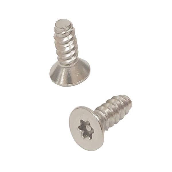 131769 12 X 3/4" FLAT HEAD BLUNT-TIP 6-LOBE SCREW STAINLESS