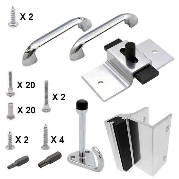 142848 PY AL WRAP OUT KIT NO HINGE - MET15934