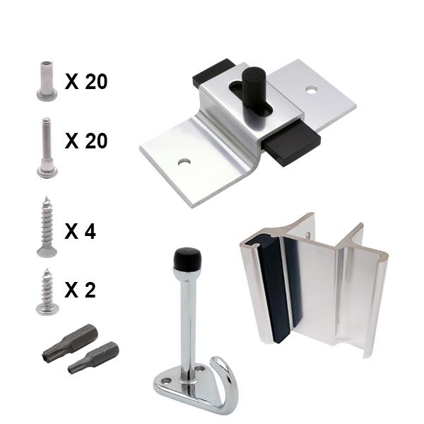 142838 PY AL WRAP IN KIT NO HINGE - MET15933