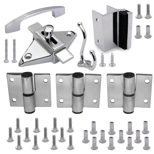 6119180 DOOR HARDWARE (LH-OUT) 1" DOOR & POST (7173) 6LP HC