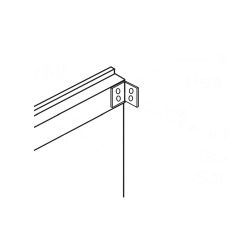 Bobrick Headrail Bracket - 1000927