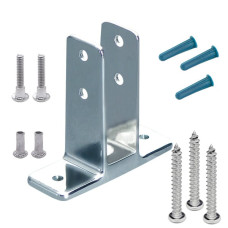 Jacknob 601280 Urinal Screen Bracket Kit for 1-Inch Panels Jacknob 601280 Urinal Screen Bracket Kit for 1-Inch Panels
