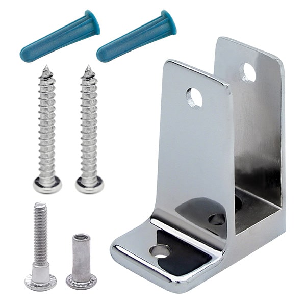 Jacknob 601760 One-Ear Wall Bracket Kit for 1-Inch Panels