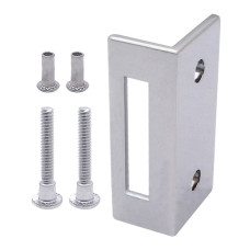 Jacknob 605160 Surface-Latch Keeper Kit for 1-1/4-Inch Pilasters