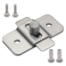 Jacknob 606309 Stainless Steel Surface-Mount Slide Latch Kit Jacknob 606309 Stainless Steel Surface-Mount Slide Latch Kit
