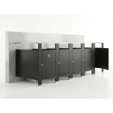 Bathroom Partitions - 6 Stalls - Right Hand Free Standing Standard