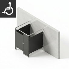 Bathroom Partitions - 1 Stall - Left Hand Free Standing ADA Bathroom Partitions - 1 Stall - Left Hand Free Standing ADA