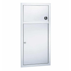 Bradley 3251 - 2.8 Framed Gallon Waste Receptacle