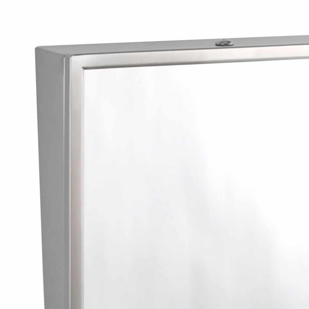 Bobrick Fixed Tilt B-293 Mirror - ADA Compliant Stainless - Partition Plus