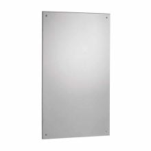 Bobrick Frameless Stainless Steel Mirror B-1556 shown against white background.