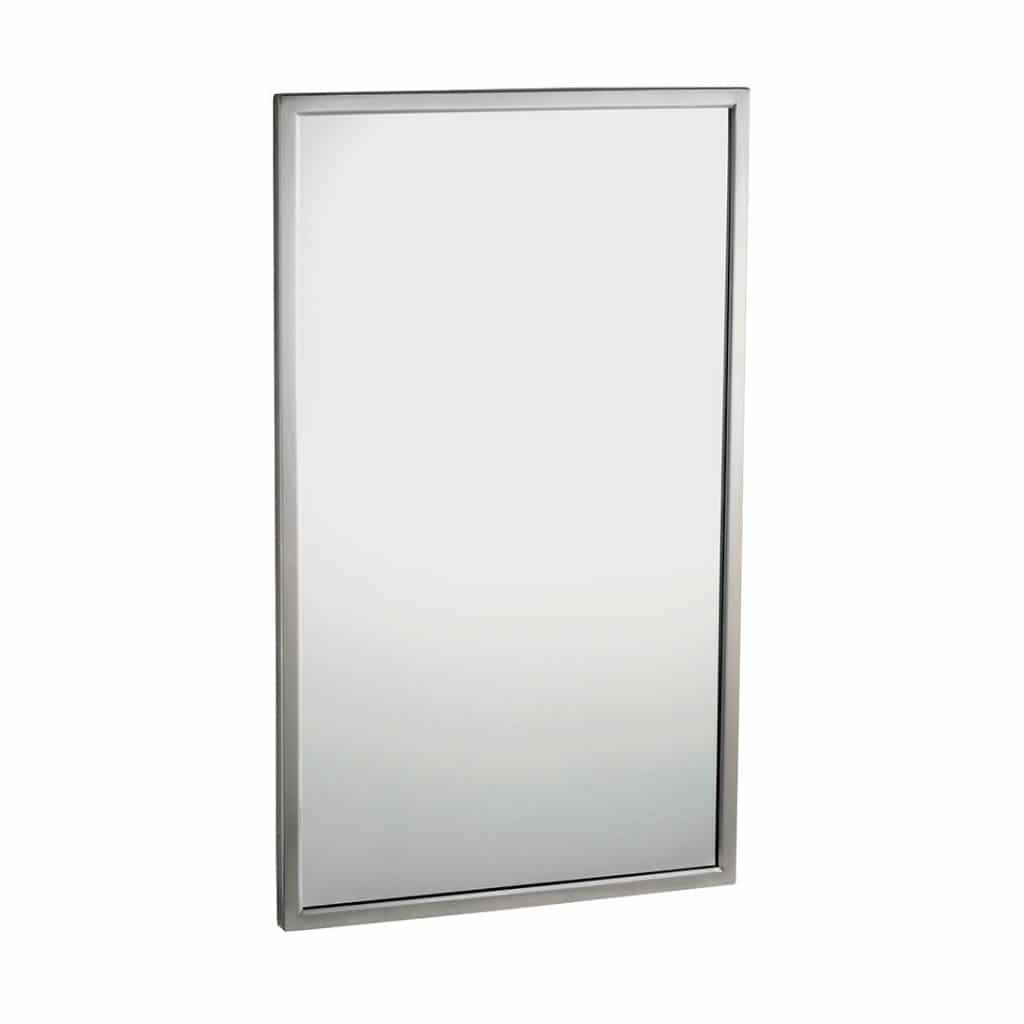 Bobrick Glass Mirror With Stainless Frame B-290 - Partition Plus