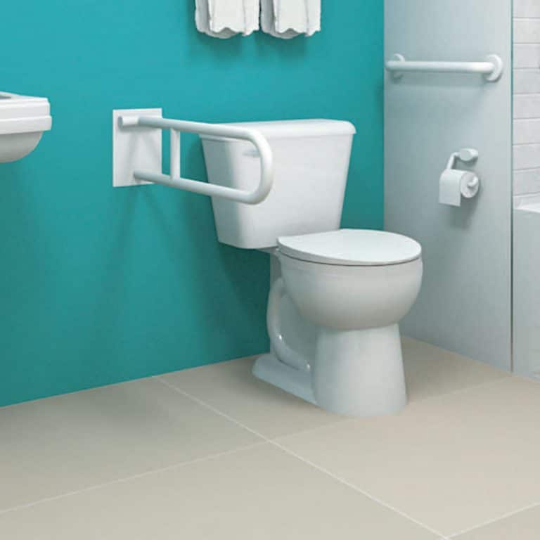 Bobrick Vinyl Coated Swing Up Grab Bar B49916 Partition Plus