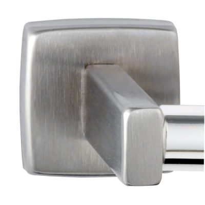 Bobrick Toilet Tissue Dispenser flange, satin finish.