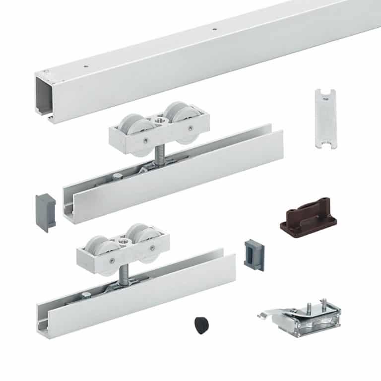 Hawa Junior 120/B Sliding Door Kit - Low Profile - Partition Plus