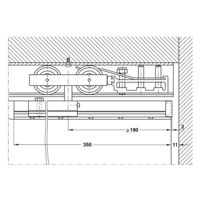 Top of the Front View of the 160b