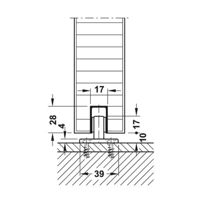 Bottom of the Side View of the 160b with Rail