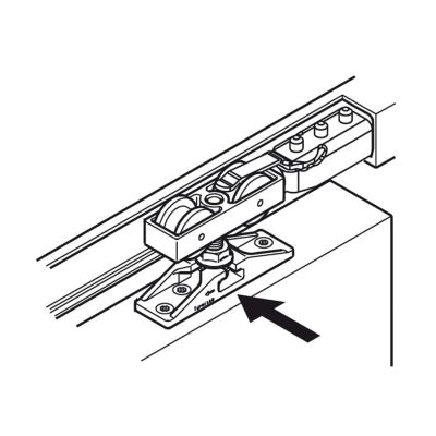 Hawa Junior 40/Z two way suspension plate front mounting.