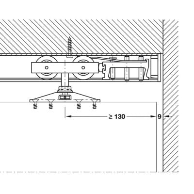 Line drawing of Hawa Junior 80/Z system main parts.