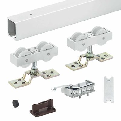 Hawa Junior 120/A sliding door hardware fitting set, photograph.