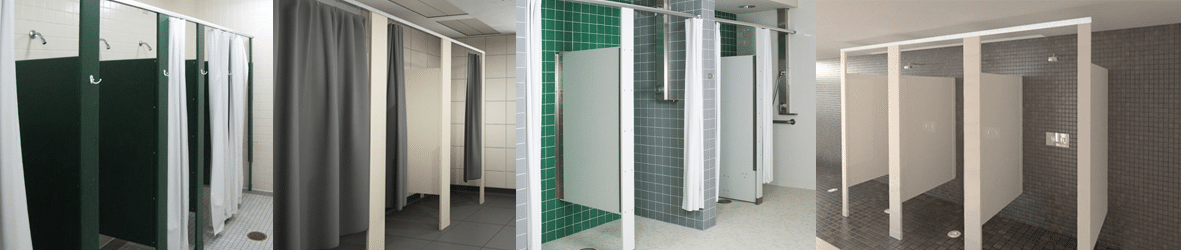 Hdpe Solid Plastic Shower Compartments Partition Plus