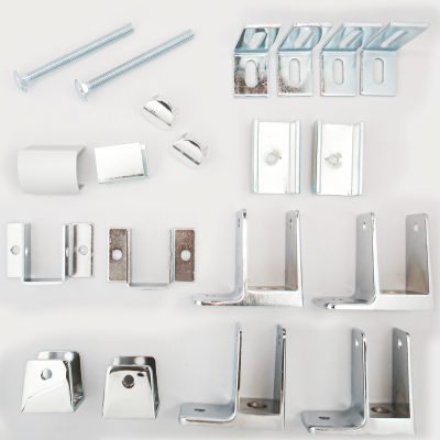 Photograph of Hadrian 600421 hardware kit components.